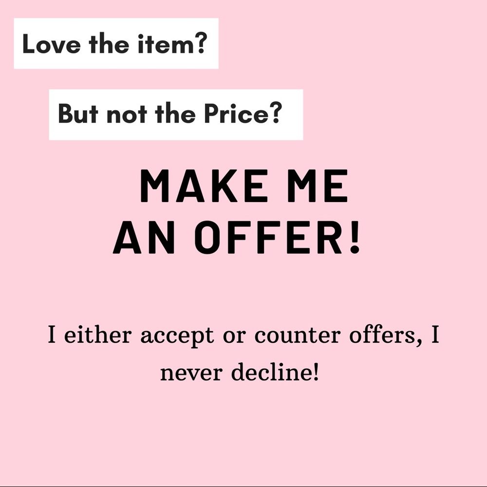 Make me an offer!